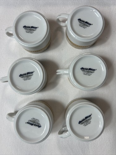 Set of 6 Espresso Demitasse Cups & Plates Casa Elite M. Valenti Designed Germany - Picture 6 of 14