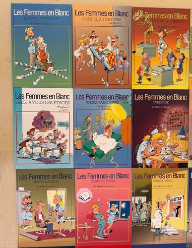 Les Femmes en blanc: lot de 29 bandes dessinées toutes différentes. (TBE) - Imagen 5 de 8
