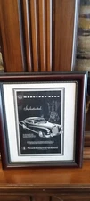 1958 Mercedes-Benz Sophisticated  Studebaker-Packard Print Ad Car 12x10 Framed 