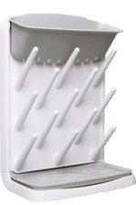 Ubbi Vertical Baby Bottle Drying Rack - 13 Pegs for Bottles  Area for Nipples