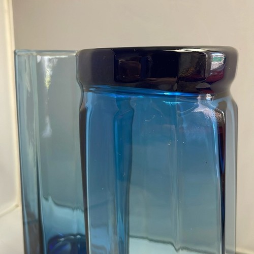 Pair Anchor Hocking Essex Blue Iced Tea Water Drinking Glasses - Imagen 3 de 5
