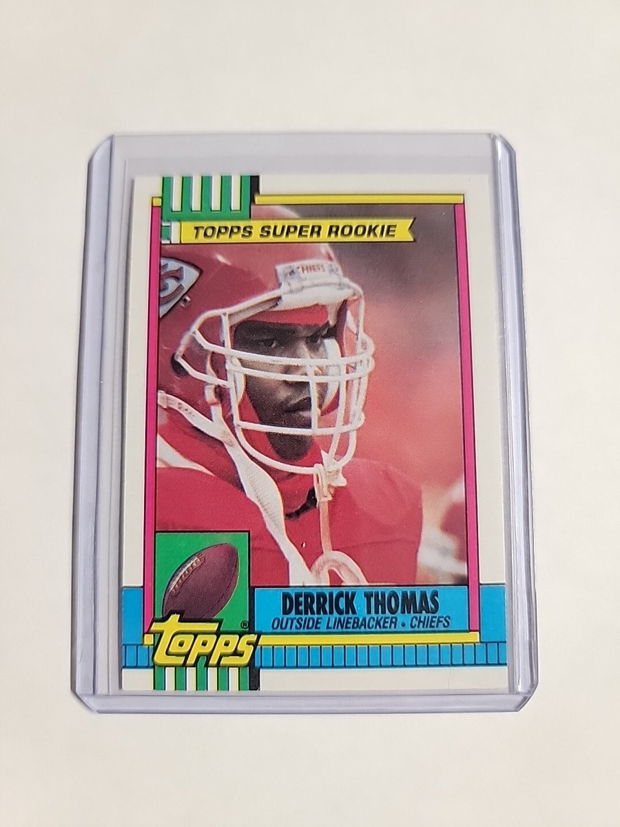 1990 Topps NFL “Super Rookie” Derrick Thomas Kansas City Chiefs