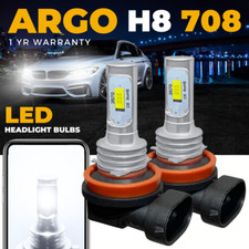 H8 Led 6000K Xenon Bright White For BMW Angel Eyes Halo Rings Foglight Bulbs 12v