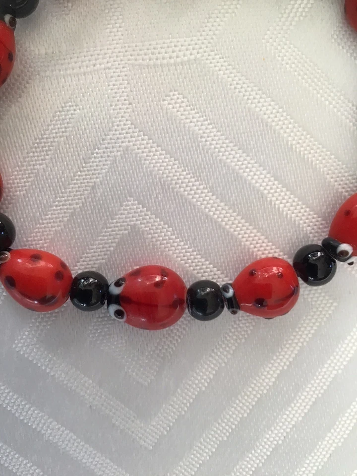 Hermosa pulsera casera de vidrio con lámpara para dama de regalo  Foto 2 de 2