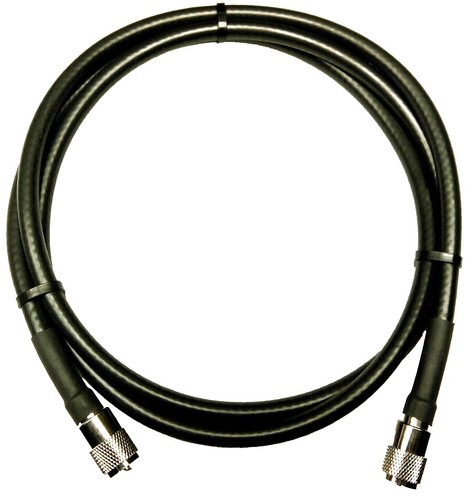 Cable Coaxial LMR-400 De 75 Pies Para CB, Enterrable Directo, Con Conectores PL-259, Hecho En EE. UU.