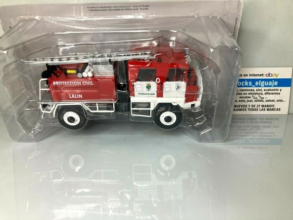 IXO SALVAT 1/43 DIECAST PEGASO 3046/10 EGIPCIO CAMION BOMBEROS LALIN GALICIA