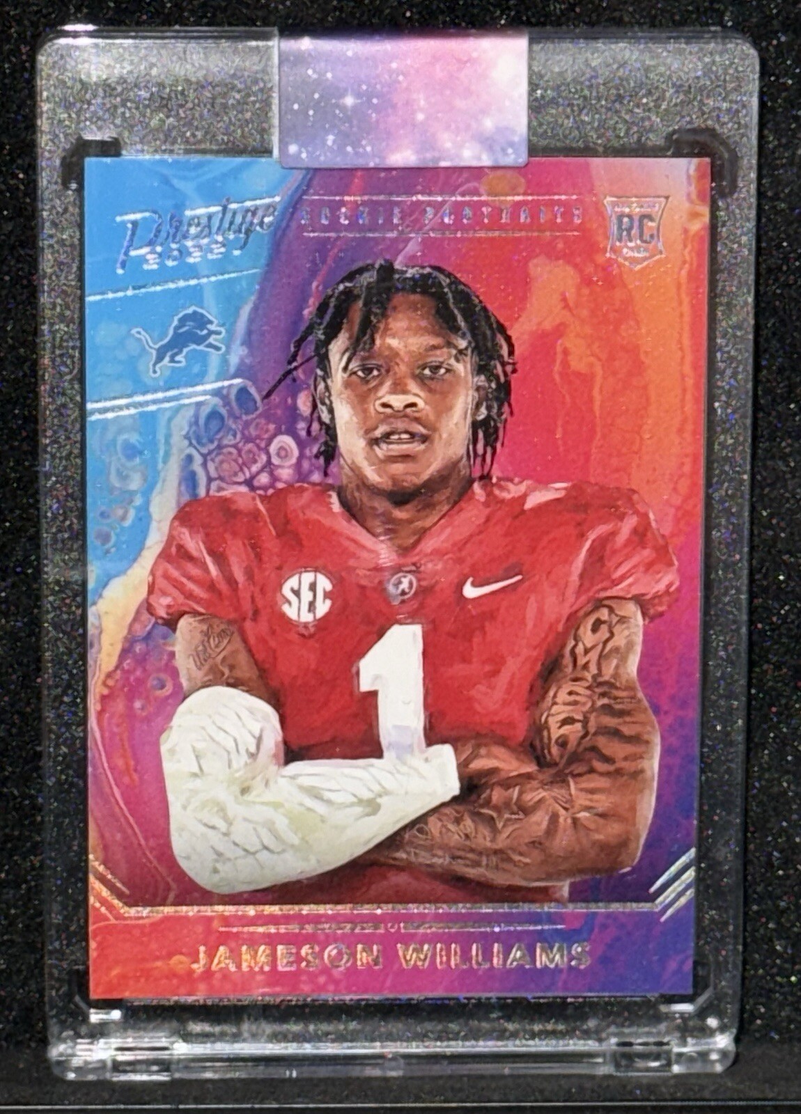 JAMESON WILLIAMS RC - 2022 PANINI PRESTIGE ROOKIE PORTRAITS - LIONS