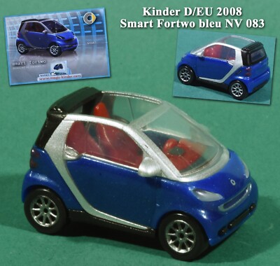 Kinder D/EU 2008, Daimler AG Smart Fortwo Blue NV 083 + BPZ