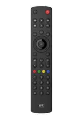 QK & Sons Schwarz Fernbedienung One für alle URC1210 Contour TV Universal Fernbedienung