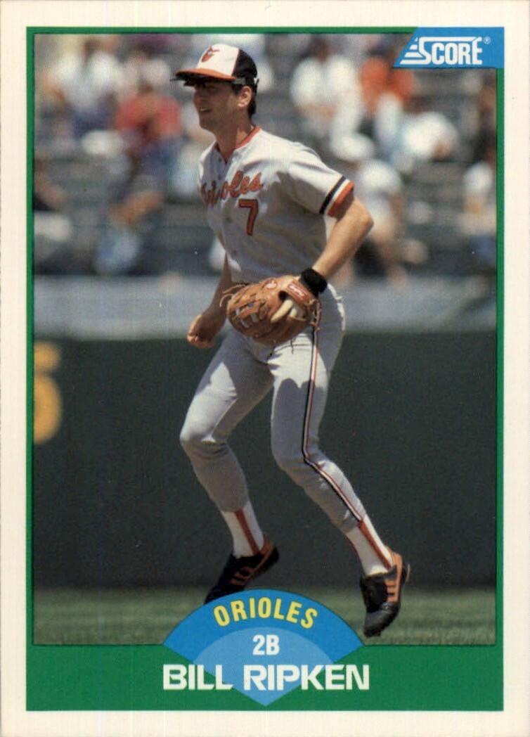 1989 Score MLB Bill Ripken #18