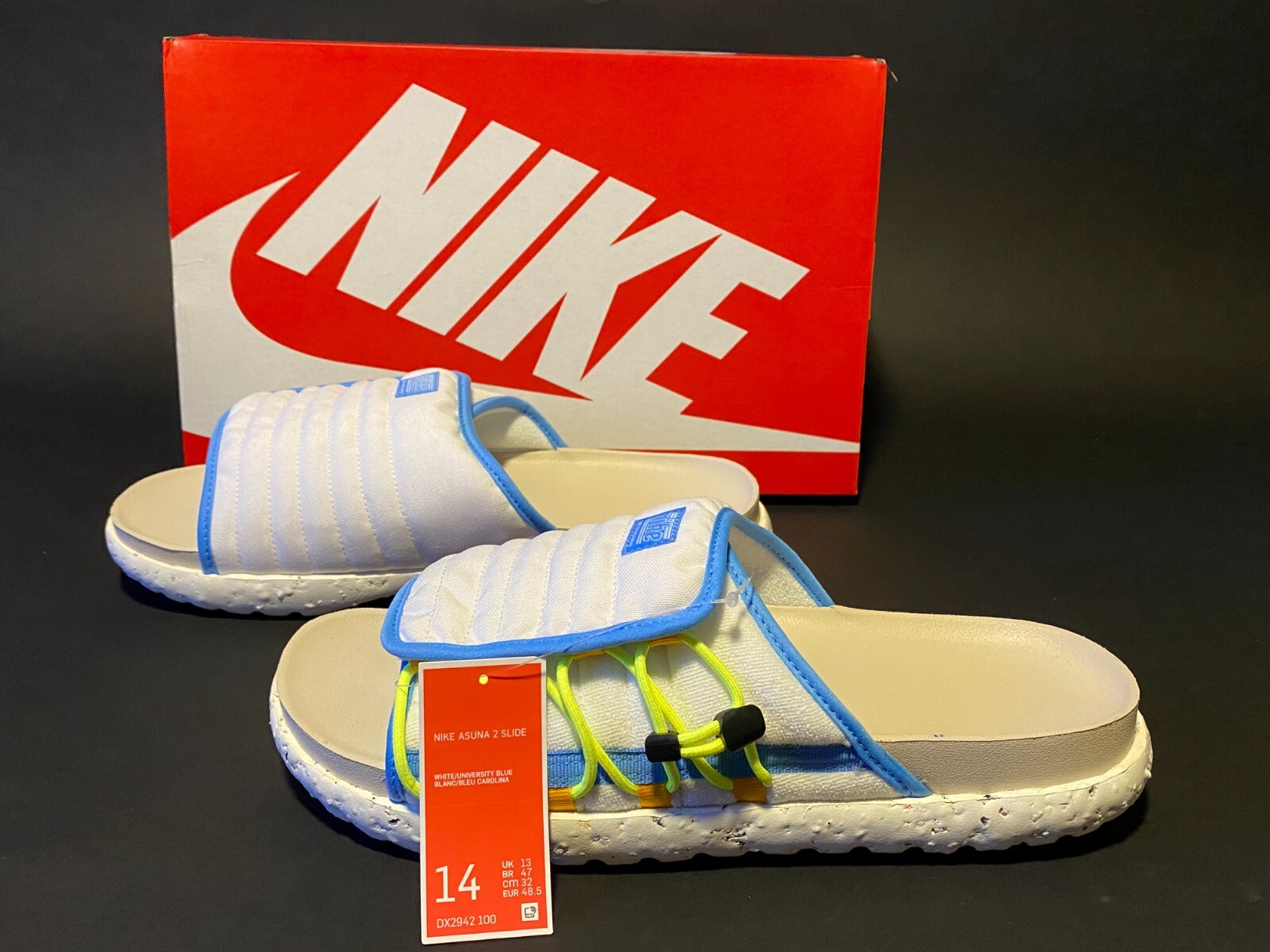 NIB Men's Nike Asuna 2 Men's Slides 