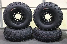 POLARIS SPORTSMAN 570 26" BEAR CLAW ATV TIRE QB BLACK ATV WHEEL KIT POLQB