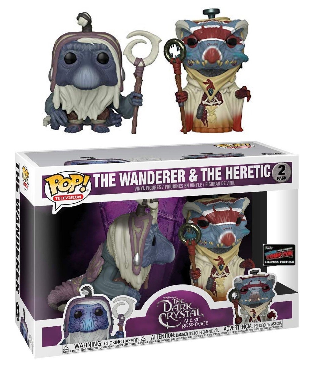 Funko Pop THE WANDERER & HERETIC 2 Pack Dark Crystal Age Of