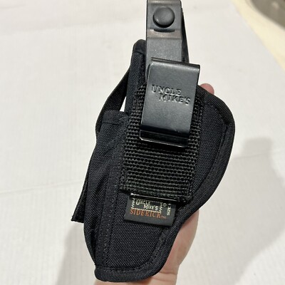 Uncle Mike's MO70010 Ambidextrous Sidekick Hip S&W Holster Kodra Black Size 1