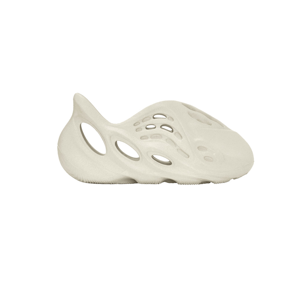 adidas Yeezy Foam Rnr Слипоны для маленьких мальчиков Бежевые кроссовки Повседневная обувь GW7231