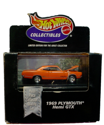 Cool Collectibles Hot Wheels 1969 PLYMOUTH HEMI GTX✨orange;real