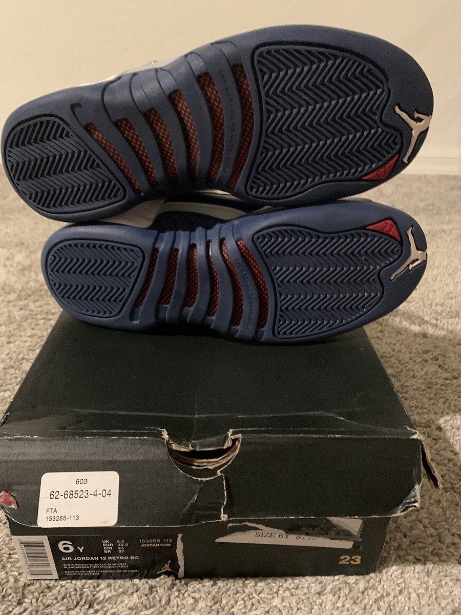Jordan 12 Retro French Blue Size - 6y | eBay