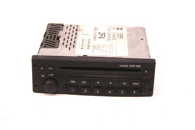 Autoradio CDR 500 (E) VDO GM 2F4 Radio 24469302 ohne Code schwarz KFZ #2