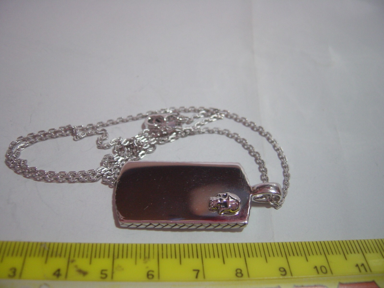 extremely high quality-solid silver 18"chain & "s… - image 16