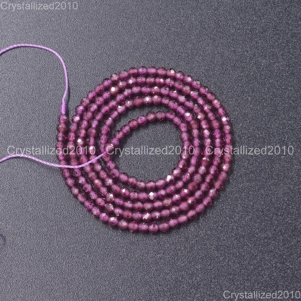 Grade AAA Brilliant Cut Shining Natural Gemstone 2mm 3mm 4mm Faceted ...