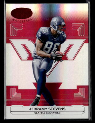 Jerramy Stevens #'d /100 - 2006 Leaf Certified Materials Mirror Red #129
