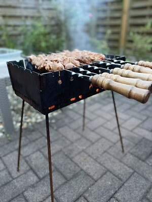 SPIEDO SPIEDINI SPIEDINO BARBECUE BUSTA 12 PEZZI LUNGHEZZA 10 CM - Foto 13