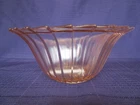 Pink Depression Glass Jeanette Sierra Pinwheel Large 8 1/4" Berry Serving Bowl