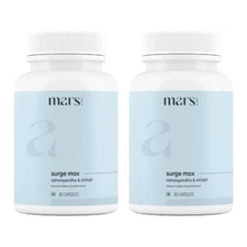 Mars by GHC Surge Max Contains Shilajit Ashwagandha Gokshura FreeShip 60Caps x 2