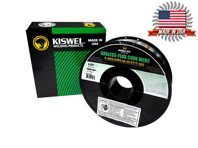 #ad Made in USA Kiswel E71T GS .035 in. Dia 10lb. Gasless Flux Core Welding wire $38.99