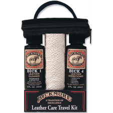 Bickmore Leather Care Travel Kit - 2 oz Bick 1 Cleaner  2 oz Bick 4 Conditioner
