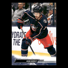 Sean Kuraly #52 2022 Upper Deck Columbus Blue Jackets Hockey Card NHL NM