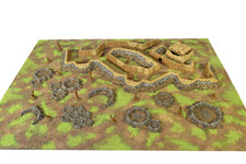 28mm Trench Terrain Set – 3D Printed Scenery for Tabletop Wargames