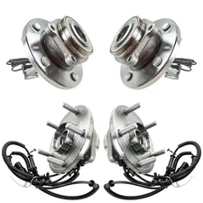 Front & Rear Wheel Bearing Assembly Kit for VW Routan, Dodge Grand Caravan,