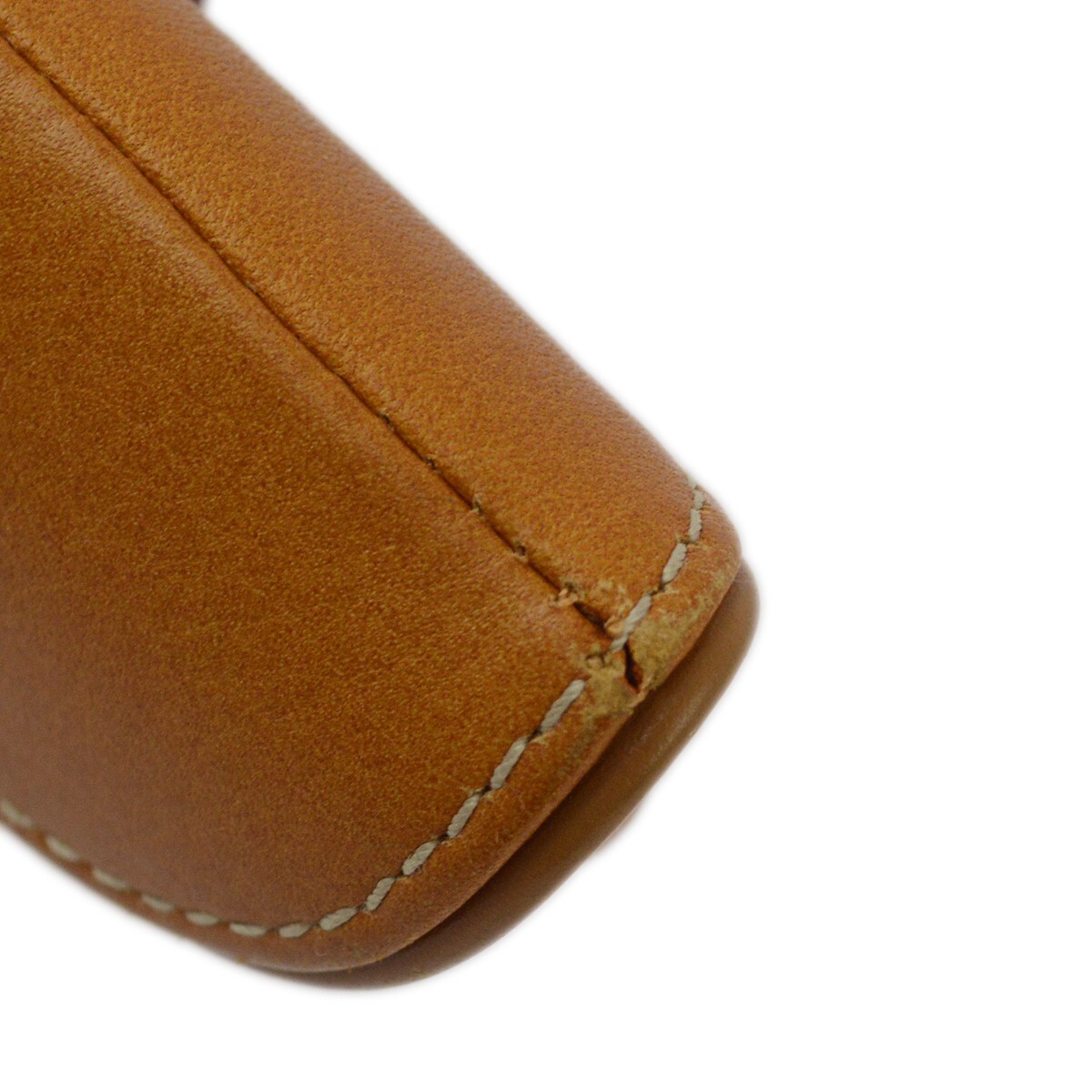 Christian Dior Brown Leather Saddle Mini Pouch Bag 71BM-1003