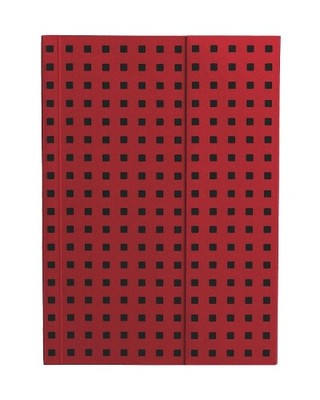 Paperblanks Red on Black (Quadro) B6 Unlined Notebook (Hardback) (UK IMPORT)