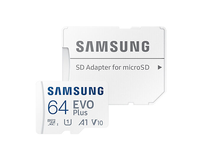 Speicherkarte SD-Card Samsung EVO Plus MicroSDXC 130MBs Adapter