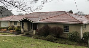 Used Red Terra Cotta Roof Tiles; Ludowici Celadon of Chicago;