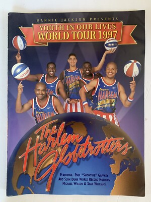 Harlem Globetrotters 1997 World Tour Souvinour Booklet- Paul
