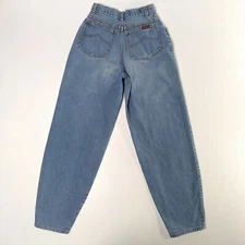  Vintage Landlubber Women's Jeans Size 5 x 30 High Rise Taper 1980s Cotton GC