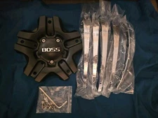 BOSS Motorsports 334 Black Wheel Center