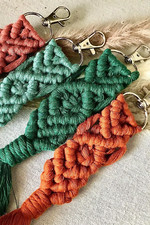 Macrame Keychains  Boho Keychain