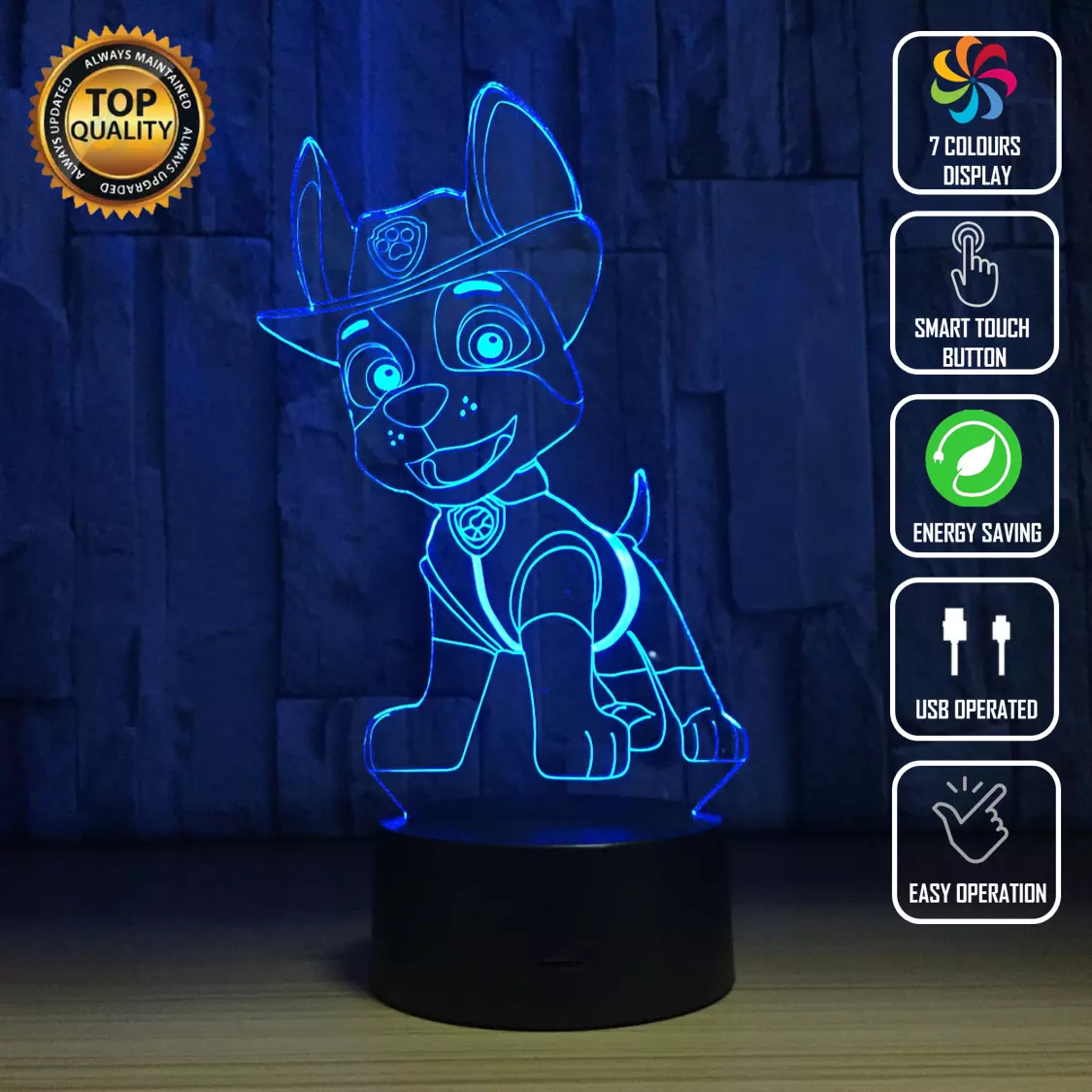 Paw patrol led night light deals