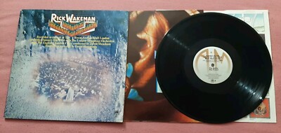 Rick Wakeman GF gatefold LP Journey To The Centre Of The Earth 1974 ex+ w insert