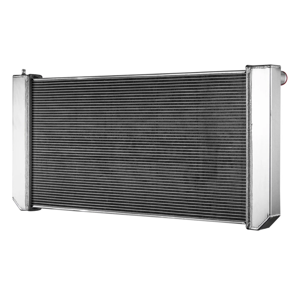 4Row Aluminum Radiator fits 2003-2007 Chevy GMC C4500 C5500 C6500 Topkick Kodiak - Imagem 3 de 4