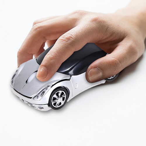 WIRELESS CORDLESS MOUSE USB DONGLE SCROLL CAR SHAPE MOUSE FOR LAPTOP MAC PC - Afbeelding 5 van 5