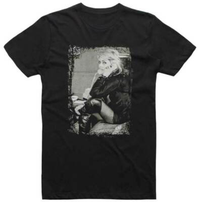 Offizielles Blondie Telephone schwarzes Herren-T-Shirt Debbie Harry Blondie klassisches T-Shirt