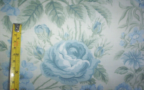 Laura Ashley Grantchester roses new vintage linen union fabric 4.4 yards 1989 - Picture 8 of 9