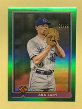 2021 Bowman Chrome ASA LACY 1991 Retro Redux GREEN REFRACTOR 61/99 Royals RC