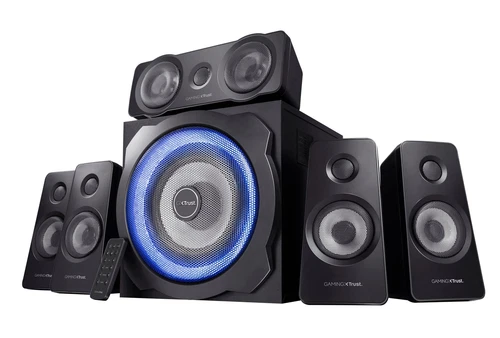 GXT 658 Tytan Enceinte PC Gamer 5.1 avec Caisson de Basses pour Ordinateur 18...