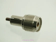 Heavy Duty UHF Female to Common Scanner Connector - Use PL-259 With Scanner
